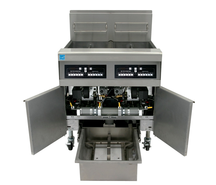 High-Efficiency Gas Fryers with Filtration