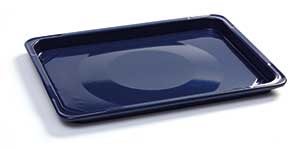 Enamel baking or roasting tray (Blue)